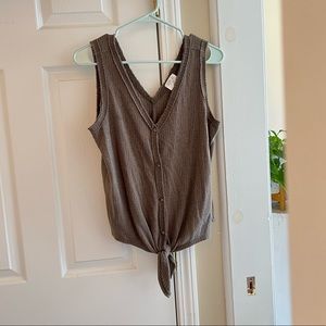 Olive Knit Tank Size L